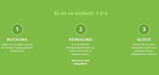 Homejoy - in drei Schritten zum sauberen Haushalt